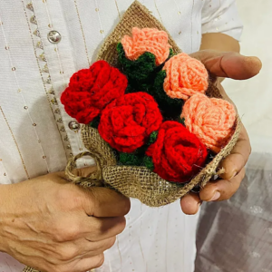 Rosy Crochet Blooms