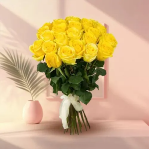 Summery Collection of Roses in Yellow Color...